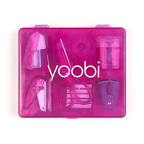 Yoobi Mini Supply Kit - Pink Office Supply Kit - Image 2