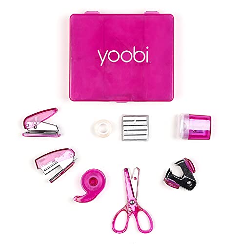 Yoobi Mini Supply Kit - Pink Office Supply Kit - Image 1