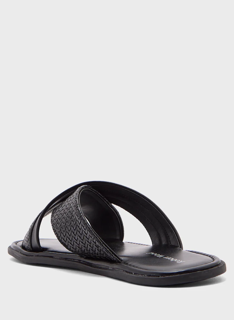 Robert Wood Cross Strap Sandal
