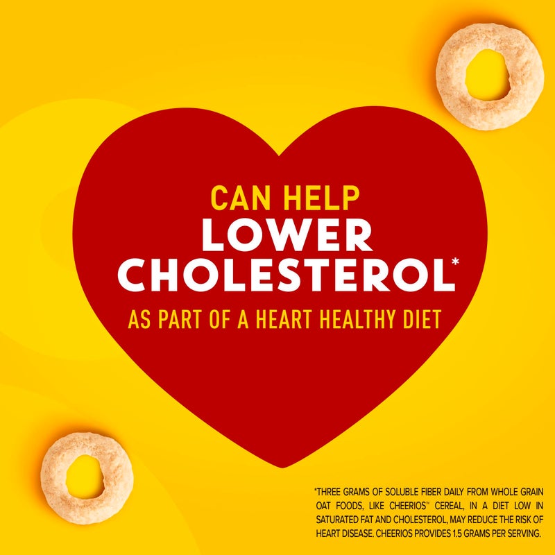 Cheerios, Heart Healthy Gluten Free Breakfast Cereal, Family Size, 18 oz - Image 3