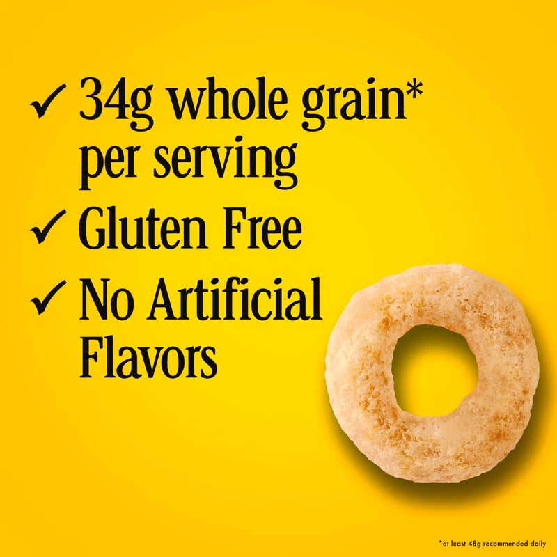 Cheerios, Heart Healthy Gluten Free Breakfast Cereal, Family Size, 18 oz - Image 5