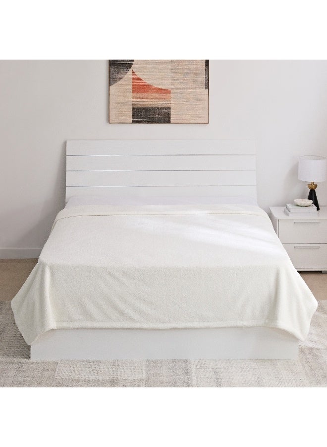 Home Box Logan Teddy Double Layer Queen Blanket 200 x 220 cm  - Image 5