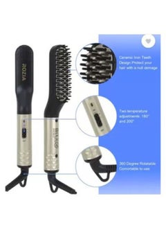 Rozia Multi-function Men Hair Straightening Hair Brush  - Image 3