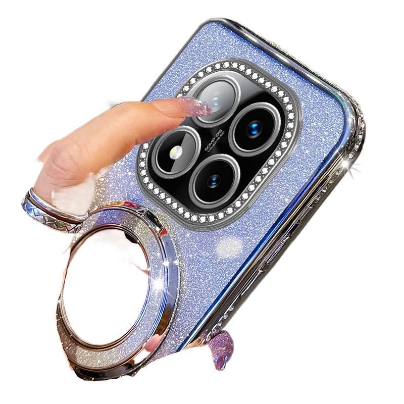 BB TPU Protective Case for Redmi Note 10 with Drop Protection and Kickstand plus Shockproof plus Strong Magnetic plus Anti-Slip Grip in Silver - Image 5