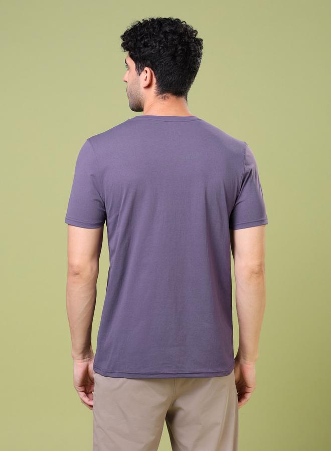 تكنوسبورت تيشيرت رجالي تكنوسبورت بياقة دائرية سادة بقصة ضيقة - Image 2