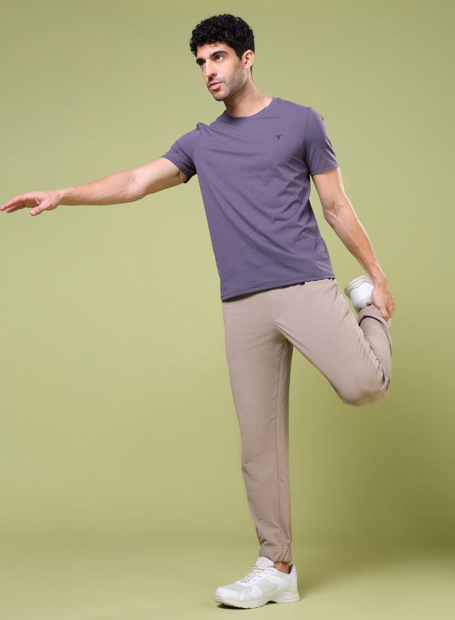 تكنوسبورت تيشيرت رجالي تكنوسبورت بياقة دائرية سادة بقصة ضيقة - Image 5