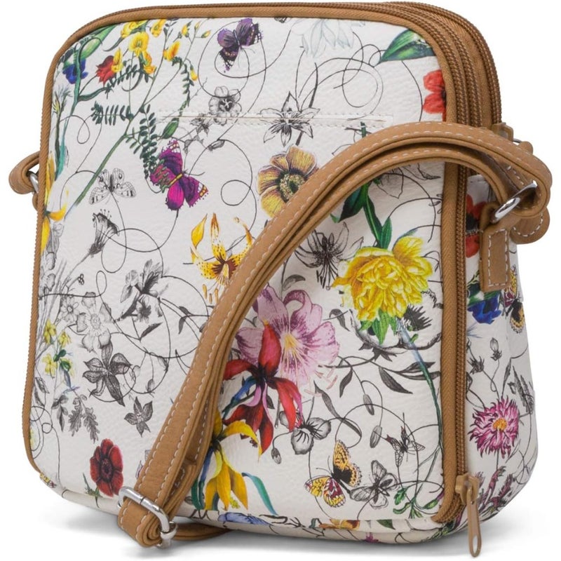 North South Mini Zip Around Crossbody Bag - Image 3