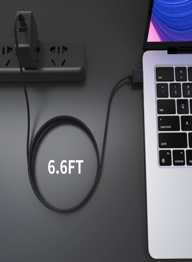 EGTPPJP USB-C to Magnetic 3 Cable Compatible with Magsafe Charging Cable for 14” 16” MacBook Pro 2024 M3 Pro & Max, MacBook Air 2022 M2, Pro 2023 M2 Pro & Max - 6.6ft Black - Image 3