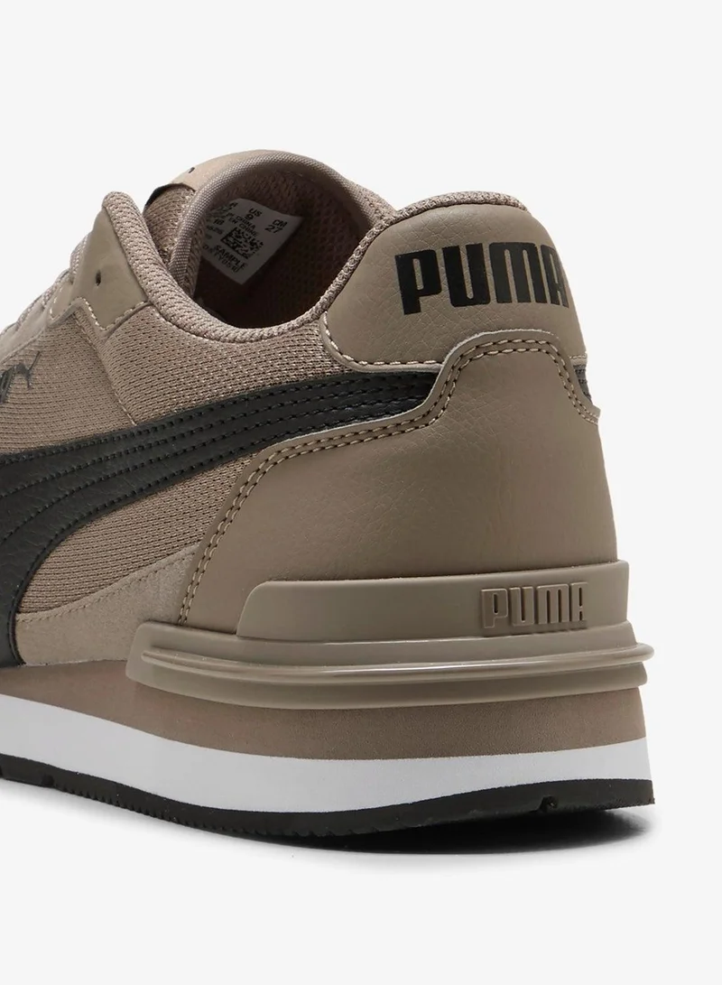 Puma Mouse Gray-PUMA Black-PUMA White St Runner V4 Mesh for Men | Best Price UAE