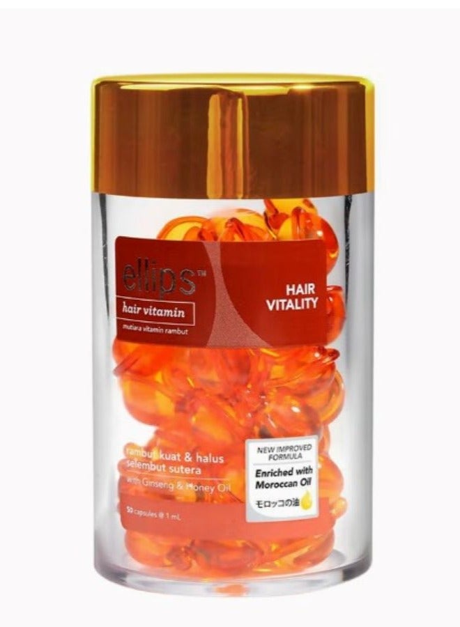 أليبس فيتامين الشعر فيتاليتي مع الجنسينج وزيت العسل 50ملليلتر