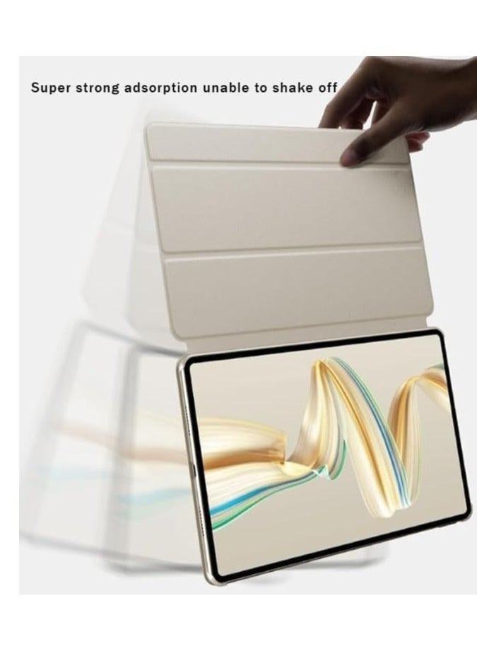 Magnetic Case Compatible with Huawei MatePad Pro 12.2 Inch (2024) Tablet Case, Magnetic Separation Intelligent Double-sided Clip, with Adjustable Foldable Stand and Pen Holder - Image 2