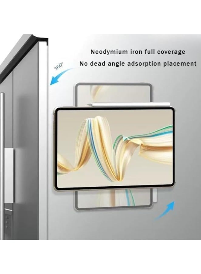 Magnetic Case Compatible with Huawei MatePad Pro 12.2 Inch (2024) Tablet Case, Magnetic Separation Intelligent Double-sided Clip, with Adjustable Foldable Stand and Pen Holder - Image 3
