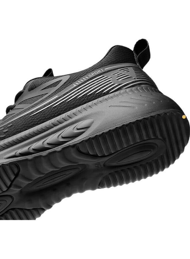 Strongman And Simple Casual Shoes For Men, Breathable And Lightweight Outdoor Sports Shoes Jda73246 Black Size 40 - Image 2