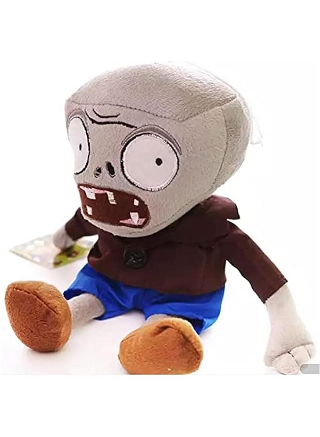 12 PVZ Plush Zombies Brown Coat Toys Normal Zombies PVZ 1 2 Stuffed Soft Doll Gray Zombies New  - Image 5