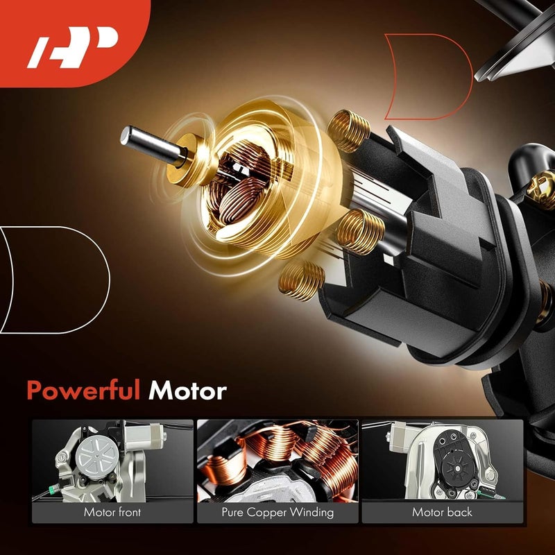 A-Premium Power Window Regulator with Motor for BMW E53 X5 2000-2006 Front Left Driver Side - Image 4