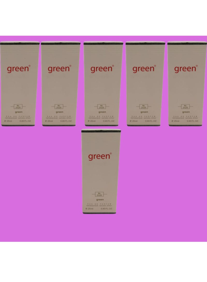 غرين 6 قطع عطر جرين رقم 2026 للنساء EDP - Image 2