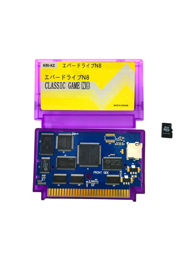 Generic - Supply FC Red And White Machine TV Game Machine Burning Card EVERDRIVE N8 Burning Card FC Burning-Color:Red - Image 1