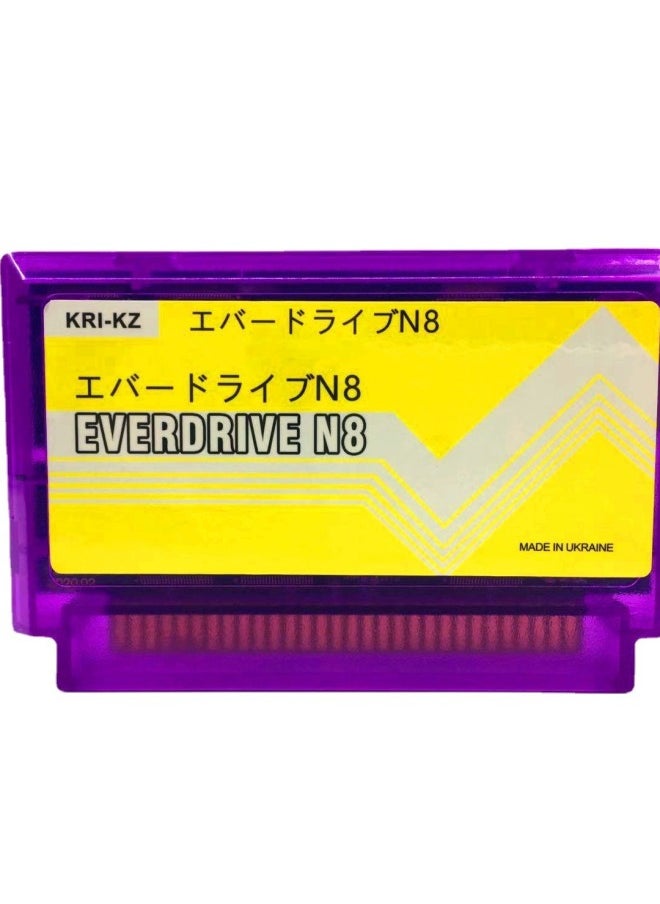 Generic - Supply FC Red And White Machine TV Game Machine Burning Card EVERDRIVE N8 Burning Card FC Burning-Color:Red - Image 1
