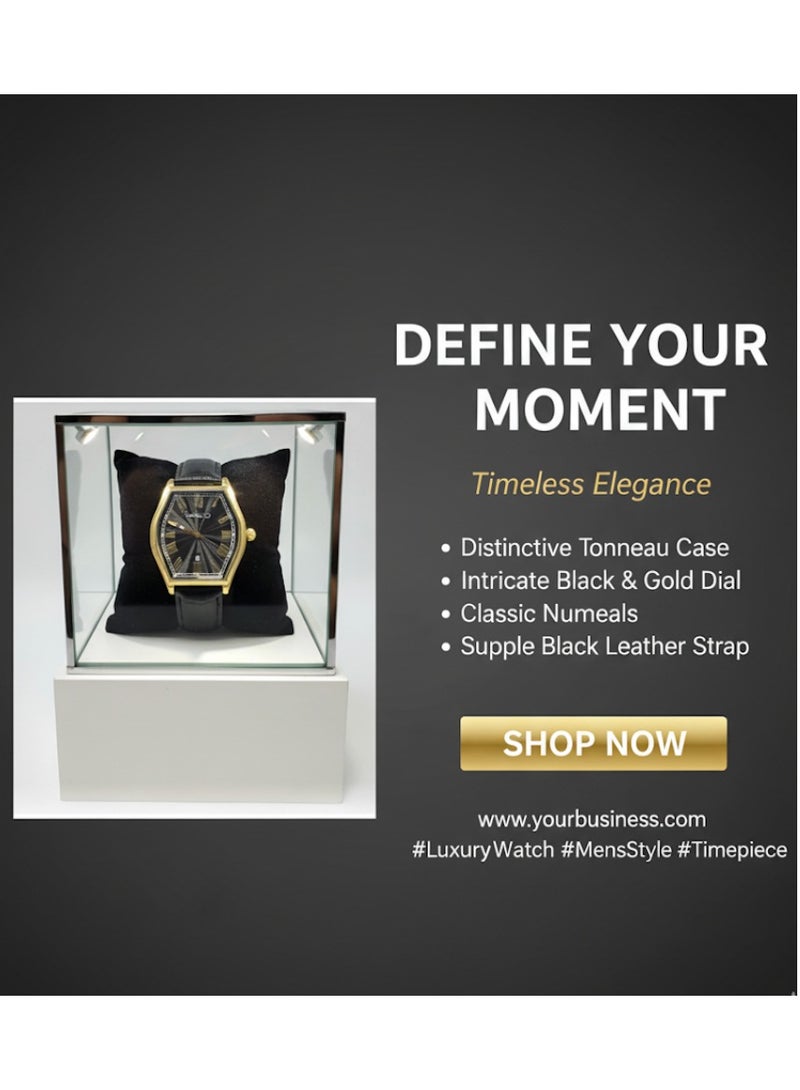 CRRJU Men's Fashion Leather Watches - Image 2