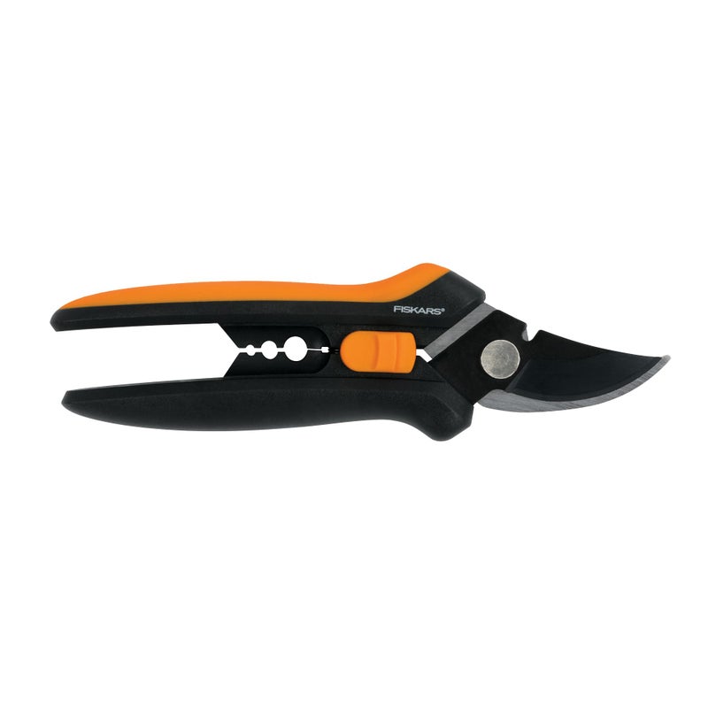 Fiskars Floral Pruning Shears - Plant Cutting Scissors/Garden Clippers For Deadheading and Working with Flowers - Black/Orange - Image 1