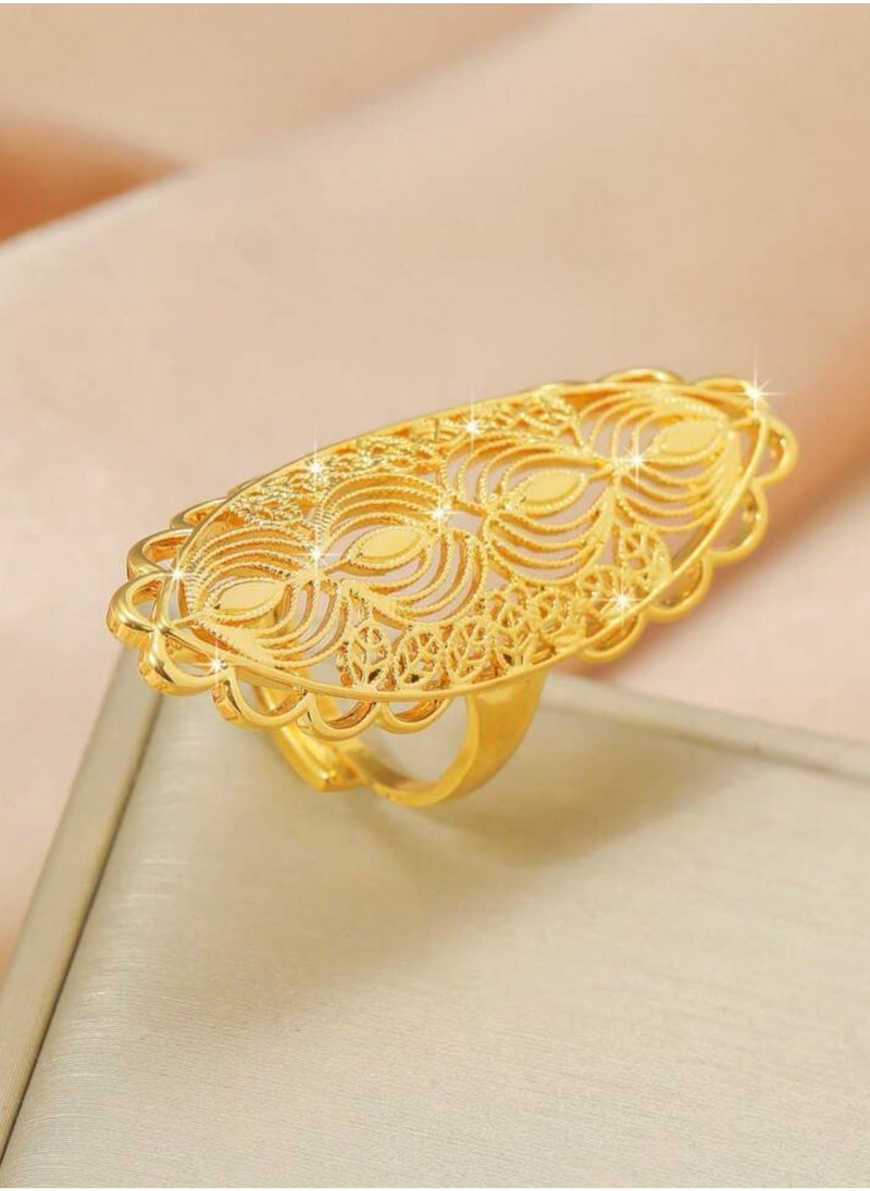 GOLDMAX 21k Gold Plated Ring For Women One Size  - Image 1