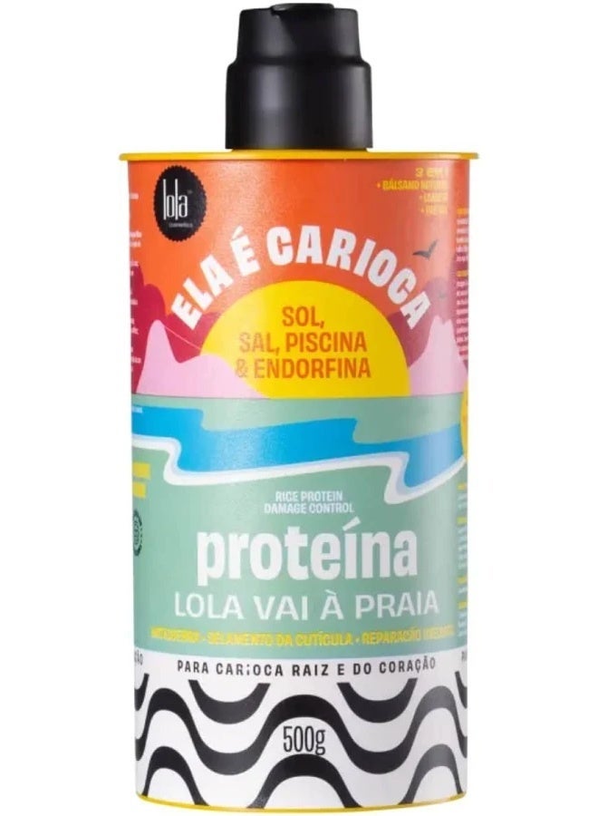 لولا كوزمتيكس Ela é Carioca Proteína Lola vai à Praia 3 في 1 500 جراملولا كوزمتيكس Ela é Carioca Proteína Lola vai à Praia 3 في 1 500 جرام - Image 1