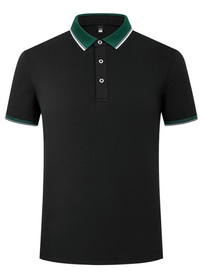 Summer Short Sleeve Polo Shirt Corporate Workwear Collared T-Shirt Men's Fashion  - Image 1