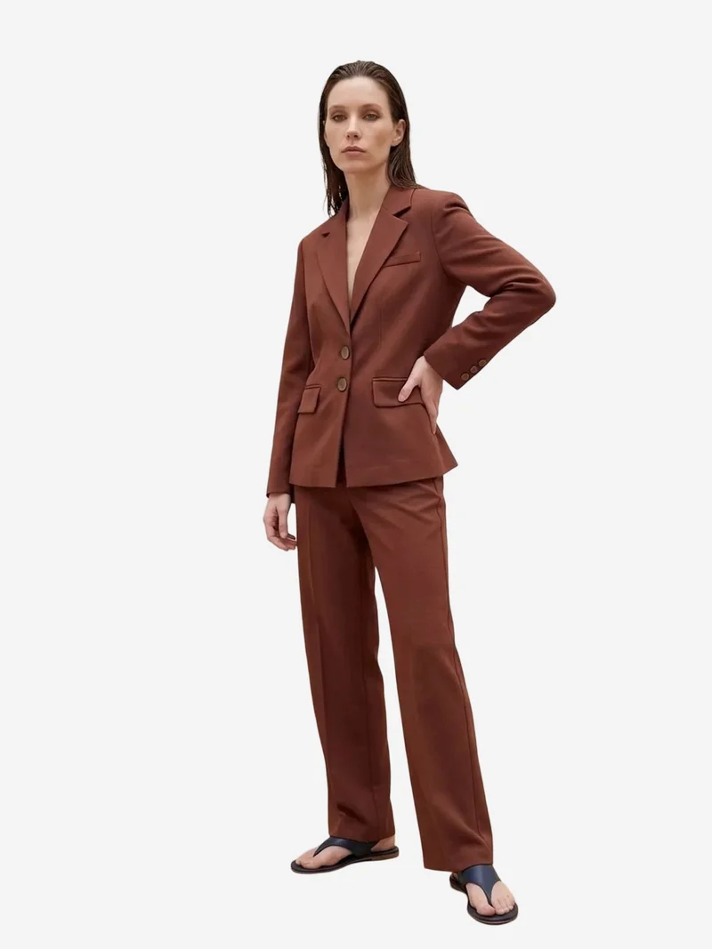 MY FASHION MY FASHION Women's regular-fit blazer jacket