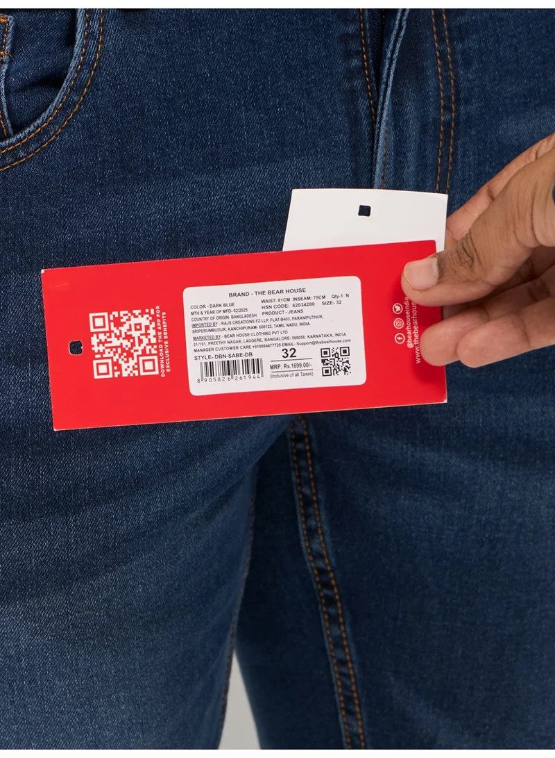 THE BEAR HOUSE  Men’s Jeans Casual Stylish Everyday Denim for Work, Travel, Outings, Versatile Bottom Wear Suitable for All Occasions and Seasons for Men | Best Price UAE