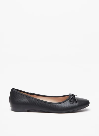 سيليست Women's Bow Detail Slip-On Ballerina Shoes