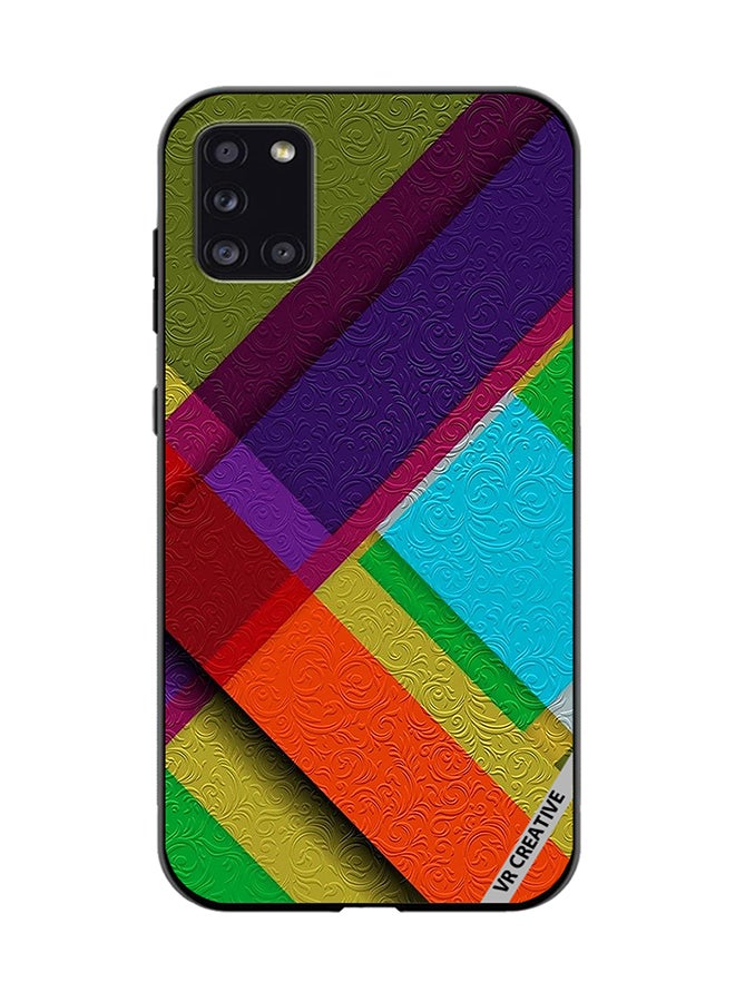 VR CREATIVE Protective Case Cover For Samsung Galaxy A31 Vectors Design Multicolour - Image 1