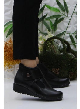 Fort 3254 03 Black Non-Slip Sole Com able Daily Women's Boots  - Image 1