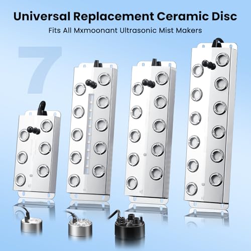 Mxmoonant 10 PCS 20MM Ultrasonic Mist Maker Ceramics Discs Replacement Pond Fogger Discs with Replacement Tool - Image 4