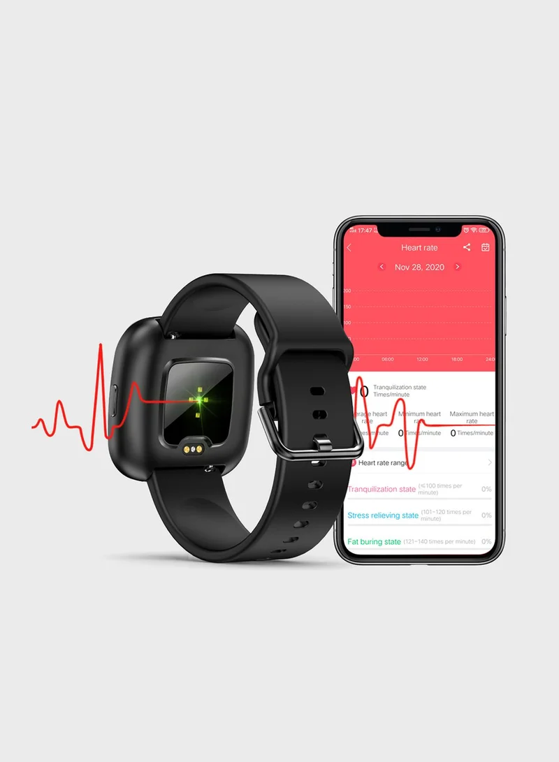Ginger Smart Watch With Multiple Health And Fitness Features