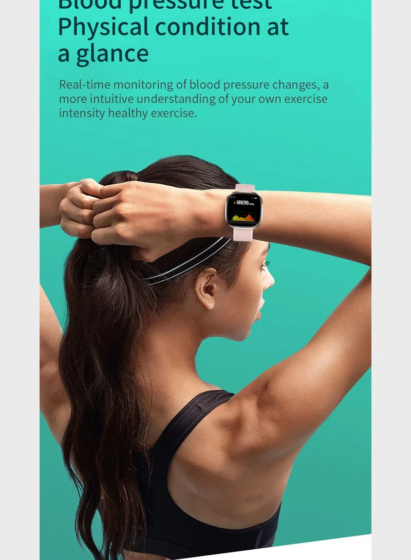 Ginger Smart Watch With Multiple Health And Fitness Features