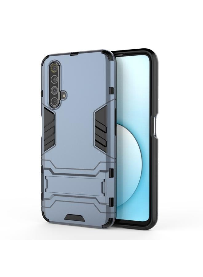 S-TOP Case For OPPO Realme X50 5G PC + TPU Shockproof Protective Case with Holder - Image 2