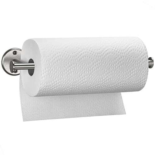 HOLDN’ STORAGE Paper Towel Holder Wall Mount - Under Cabinet Paper Towel Holders - Anti-Rust, Mounts On Wall or Cabinet, Vertically or Horizontally, Durable, Premium Elegant Design- Quick and Easy Installation - Image 1