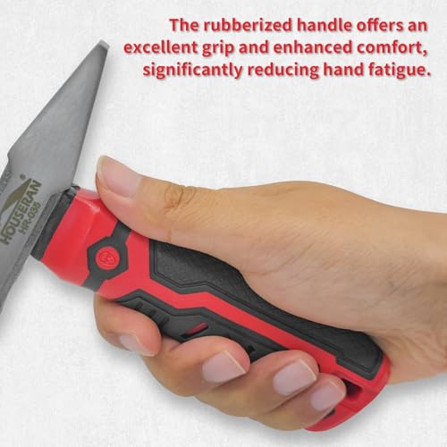 HOUSERAN Engineer Hammer, Small Mallet for Construction, Masonry, Tinners Sheet Metal, Chipping Hammer Ideal for Home Repairs, Engineers Work, Construction Sites, Artwork Processing - Image 3