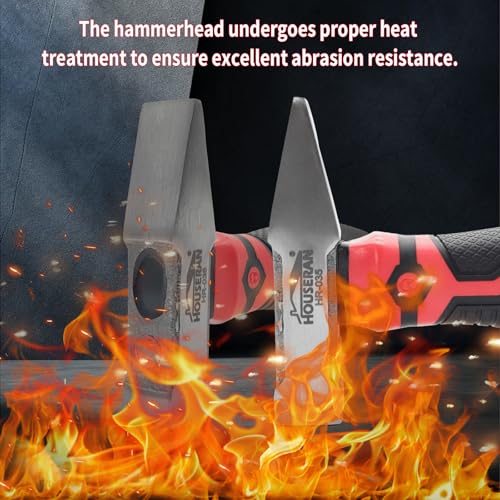HOUSERAN Engineer Hammer, Small Mallet for Construction, Masonry, Tinners Sheet Metal, Chipping Hammer Ideal for Home Repairs, Engineers Work, Construction Sites, Artwork Processing - Image 4
