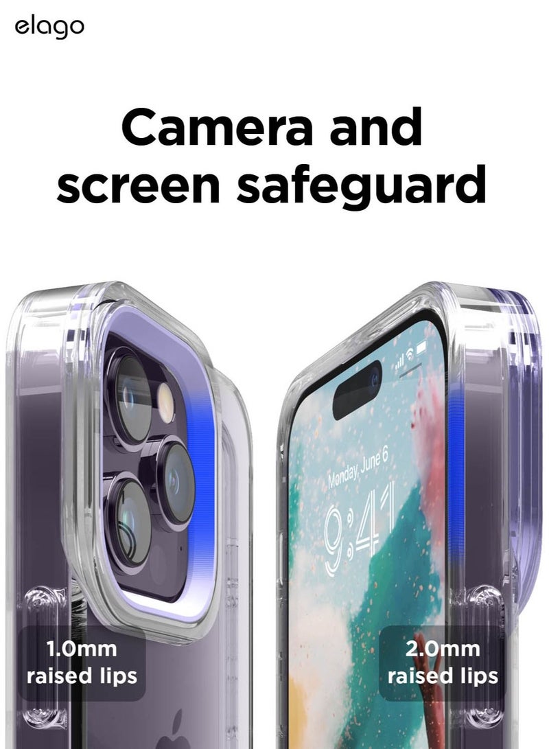 Elago Glide for iPhone 14 Pro Case Cover - Purple - Image 4