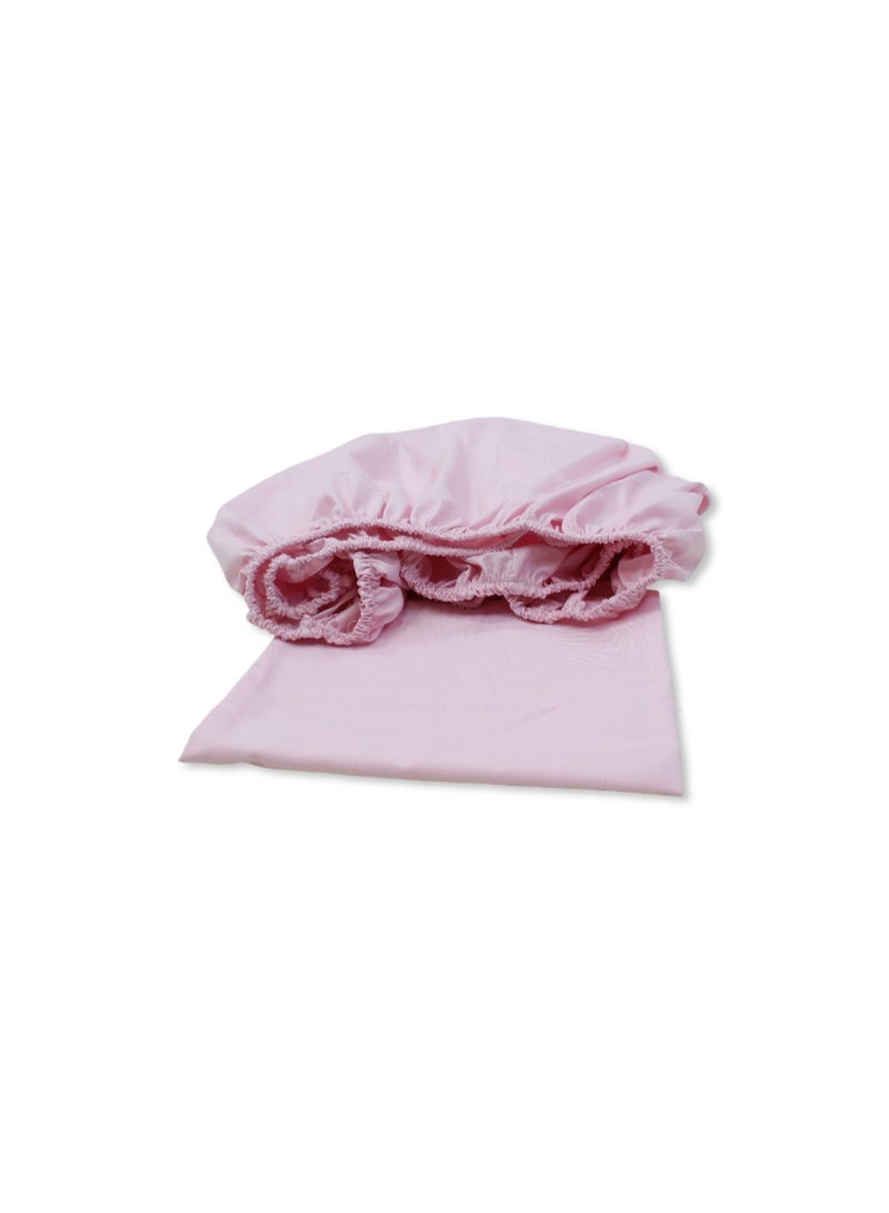 Ourkids Cotton Bed Sheet – Pink - Image 3