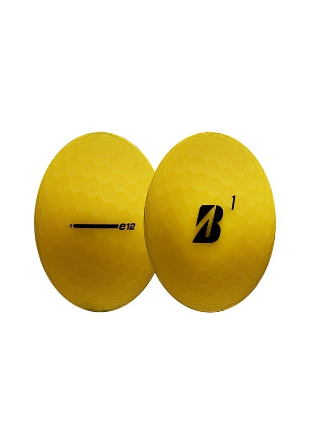 Bridgestone Golf 2023 Bridgestone Golf e12 Contact Golf Balls Yellow - Image 3