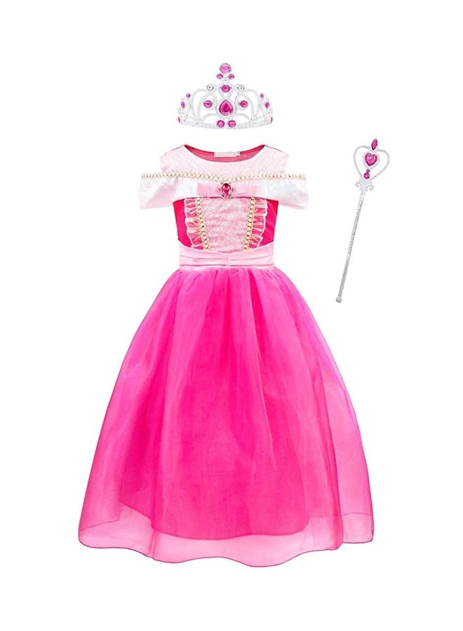 نيبمينينت Princess Party Costume Dress Set 120cm - Image 1