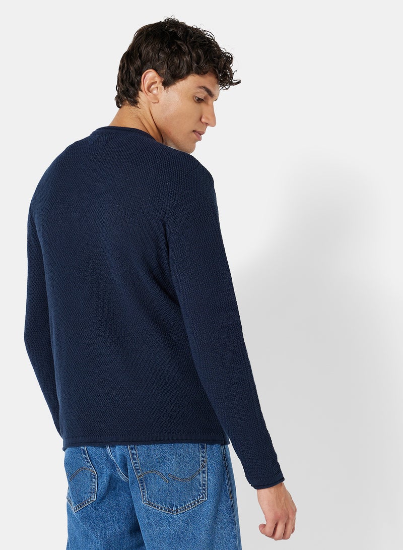 JACK & JONES Logo Knit Crew Neck Sweater - Image 2