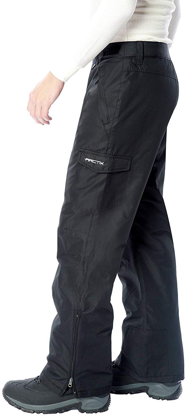 Arctix Men's Snowsports Cargo Pants, Black, 4X-Large/34" Inseam - Image 4