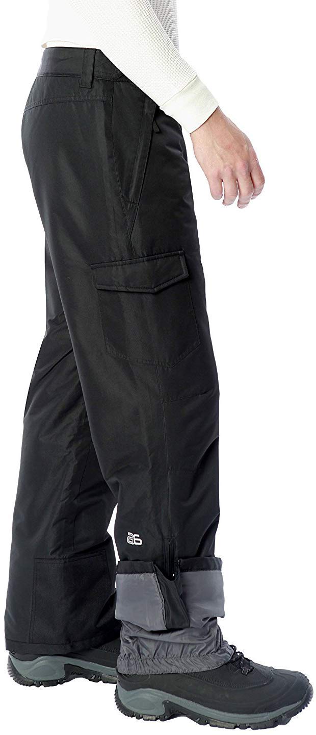 Arctix Men's Snowsports Cargo Pants, Black, 4X-Large/34" Inseam - Image 5