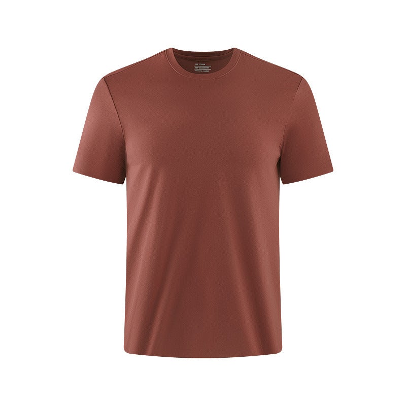 Fashion 80-Count Double-Sided Ice Silk Men'S And Women'S T-Shirts Short-Sleeved T-Shirts Summer Casual Round Neck T-Shirts Can Be Printed With Logo