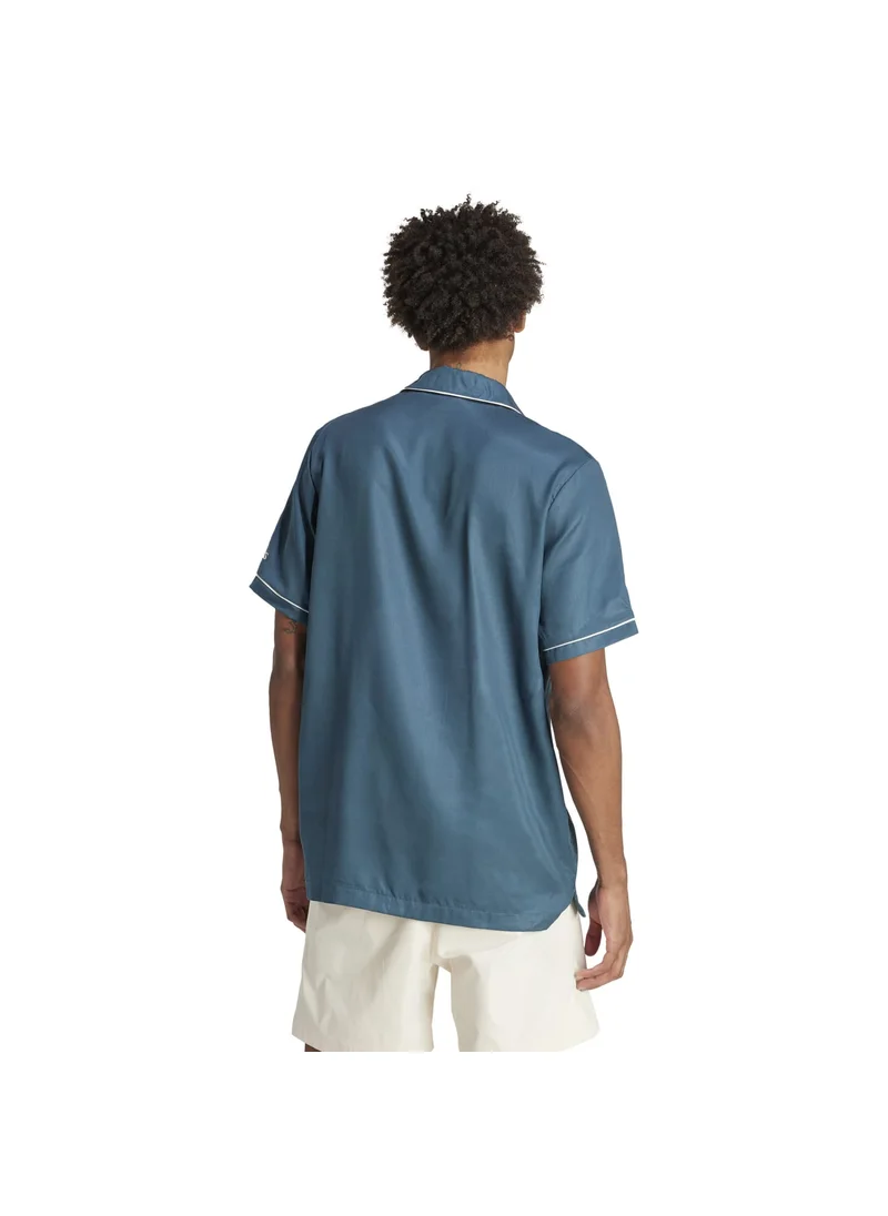 اديداس adidas LEISURE BOWLING Blue Originals Men OTHER SHIRTS