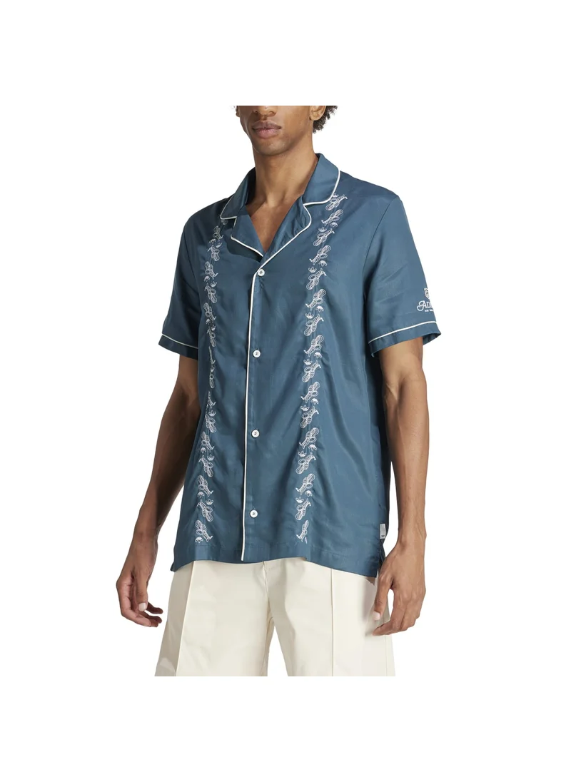 اديداس adidas LEISURE BOWLING Blue Originals Men OTHER SHIRTS