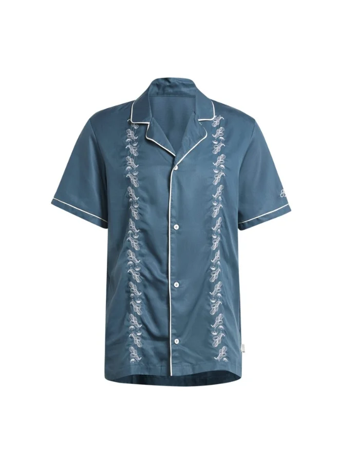 اديداس adidas LEISURE BOWLING Blue Originals Men OTHER SHIRTS